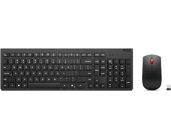 Lenovo Essential Wireless Keyboard and Mouse Gen2 Combo - 2.40GHz / 1600 dpi / Optical / USB Wireless Receiver - Arabic/English Keys