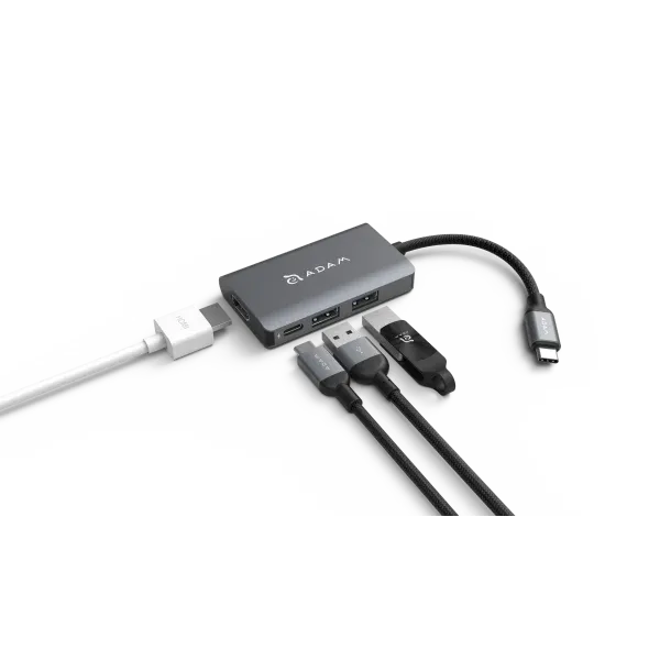 Adam Elements CASA HUB A01m USB-C 3.1 4 port Hub - Grey