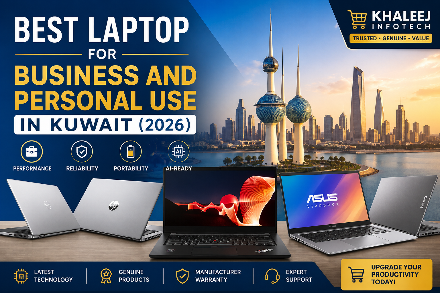 Best Laptop for Business and Personal Use in Kuwait (2026)