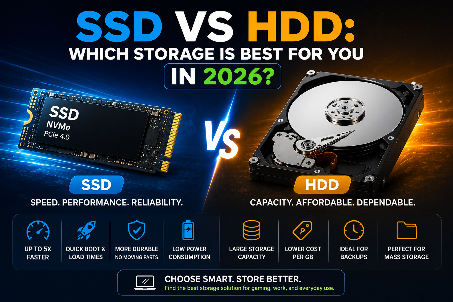 SSD vs HDD Which Storage Is Best For You In 2026