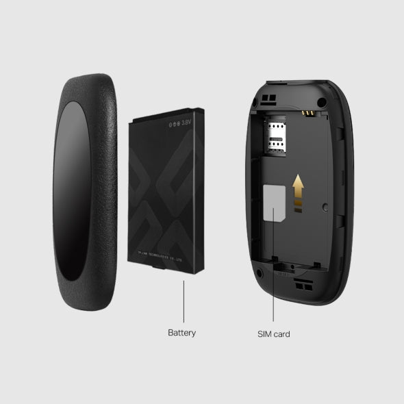 TP-Link M7000 Mobile Wi-Fi & 4G Router - 300Mbps / 4G LTE / Black / Router