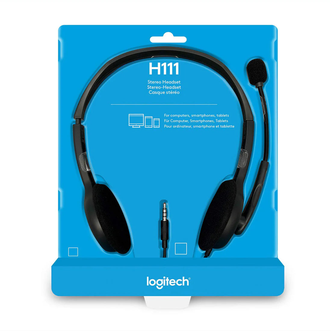 Logitech H111 - 3.5mm / Wired / 20Hz to 20KHz / Stereo
