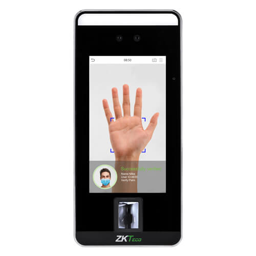 ZKTeco SpeedFace-V5L [P] Face & Palm Recognition Terminal with Mask Detection