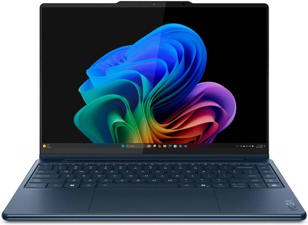 Lenovo Yoga 9 2-in-1 Gen 10 Copilot+ PC - 14" 2.8K WQXGA+ (2880x1800) OLED Multi-Touch / Ultra 7 258V / 32GB / 1TB (NVMe M.2 SSD) / Intel AI Boost, Up to 47 TOPS / Win 11 Home / Lenovo Yoga Pen / Arb/Eng / 2YW / Cosmic Blue - Laptop