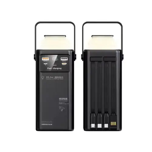 Perom portable power bank with a capacity of 60000mAh, 22.5W fast charging, equipped with a USB-C port