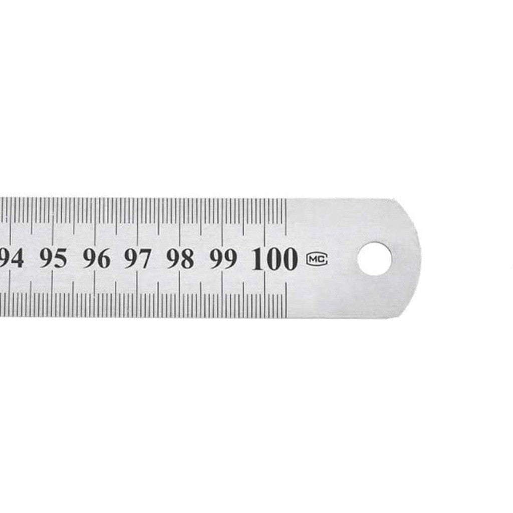 100Cm Ruler Metal Stainless Steel