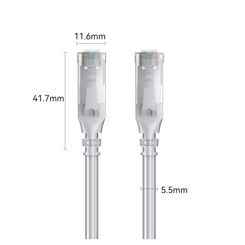 VegGieg UTP Ethernet Patch Cable - CAT6 / 2 Meter / Grey
