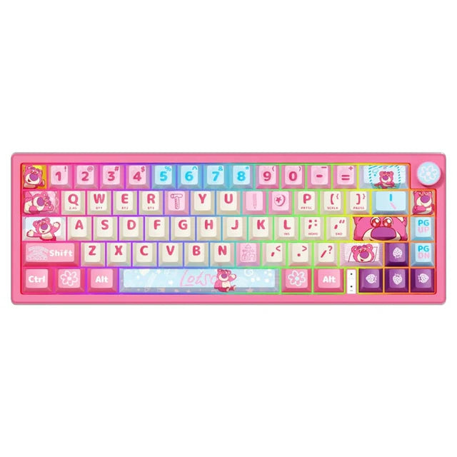 Disney QS-X66 Lotso Series Mechanical Keyboard - Green axis