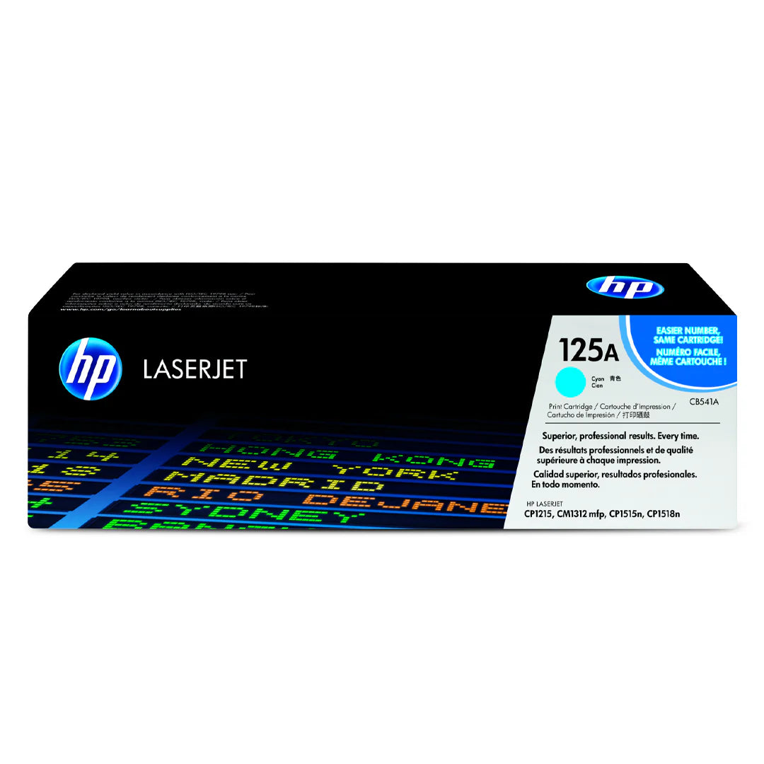 HP 125A LaserJet Toner Cartridge - 1.4K Pages / Cyan Color / Toner Cartridge