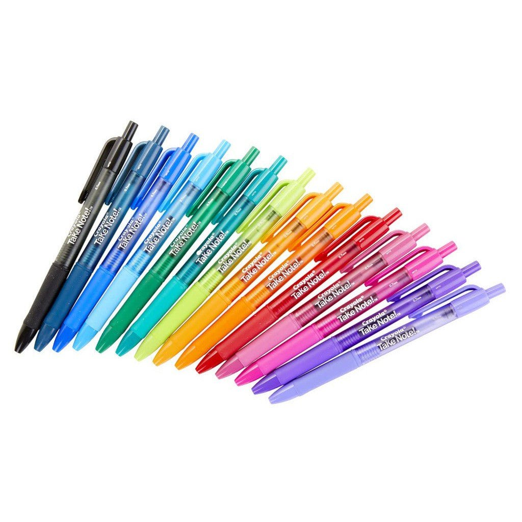 14 CT TAKE NOTE WASHABLE GEL PENS