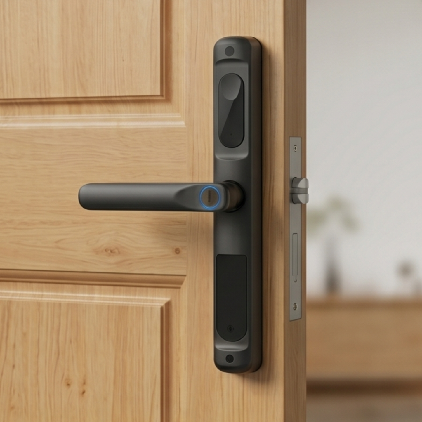 Ultimate 4-in-1 Smart Door Lock with Fingerprint & Tuya App Control