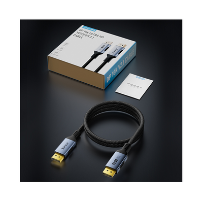 Jasoz A141 DisplayPort 2.1 Cable - 16K / 80Gbps / 2 Meter