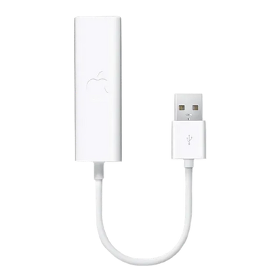 Apple USB to Ethernet Adapter - 100 Mbps / RJ-45 / USB 2.0 / White