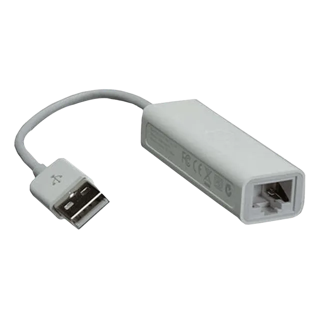 Apple USB to Ethernet Adapter - 100 Mbps / RJ-45 / USB 2.0 / White