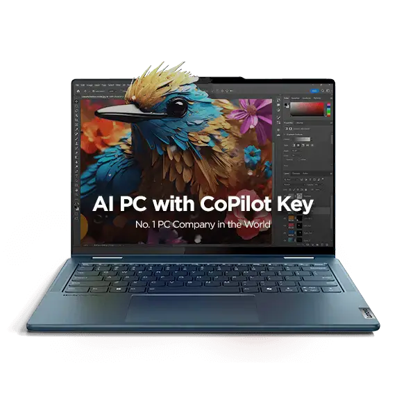 Lenovo Yoga 7 2-in-1 Gen 9 - 14.0" WUXGA Touch / Ultra 5 125H / 16GB / 512GB (NVMe M.2 SSD) / Win 11 Home / Arb/Eng / 2YW / Lenovo Yoga 14-inch Sleeve / Lenovo Digital Pen / Storm Grey - Laptop