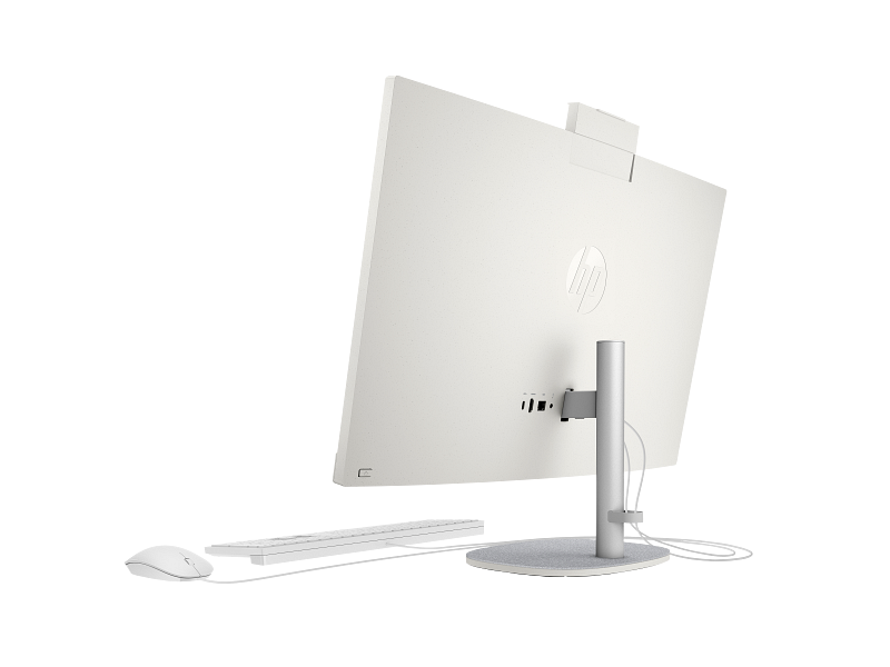 HP 27-CR0012NE AIO PC - i7 / 8GB / 512GB (NVMe M.2 SSD) / 27" FHD Non-Touch / DOS (Without OS) / 1YW / Shell White - Desktop