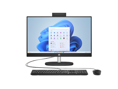 HP 24-CR0041NE AIO PC - 23.8" FHD Non-Touch / i7 / 8GB / 512GB (NVMe M.2 SSD) / DOS (Without OS) / 1YW / Jet Black - Desktop