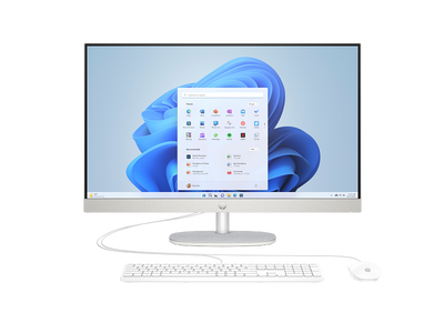 HP 27-CR0012NE AIO PC - i7 / 8GB / 512GB (NVMe M.2 SSD) / 27" FHD Non-Touch / DOS (Without OS) / 1YW / Shell White - Desktop