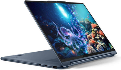 Lenovo Yoga 9 2-in-1 Gen 10 Copilot+ PC - 14" 2.8K WQXGA+ (2880x1800) OLED Multi-Touch / Ultra 7 258V / 32GB / 1TB (NVMe M.2 SSD) / Intel AI Boost, Up to 47 TOPS / Win 11 Home / Lenovo Yoga Pen / Arb/Eng / 2YW / Cosmic Blue - Laptop