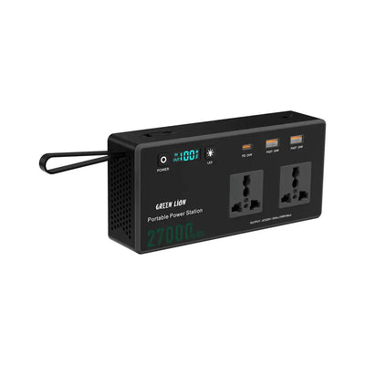 27000mAh Volt Mate Power Station PD 60W AC 150W Green Lion - Black - Saif Al Najmi KwPOWER STATIONGreen LionSaif Al Najmi Kw27000mAh Volt Mate Power Station PD 60W AC 150W Green Lion - Black