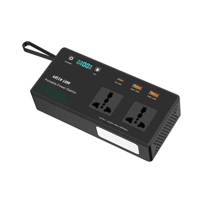 27000mAh Volt Mate Power Station PD 60W AC 150W Green Lion - Black - Saif Al Najmi KwPOWER STATIONGreen LionSaif Al Najmi Kw27000mAh Volt Mate Power Station PD 60W AC 150W Green Lion - Black