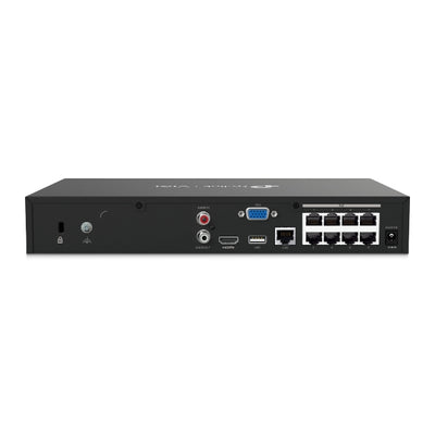 TP-LINK VIGI 8 Channel PoE+ Network Video Recorder - RJ-45 / USB 2.0 / SATA / Black