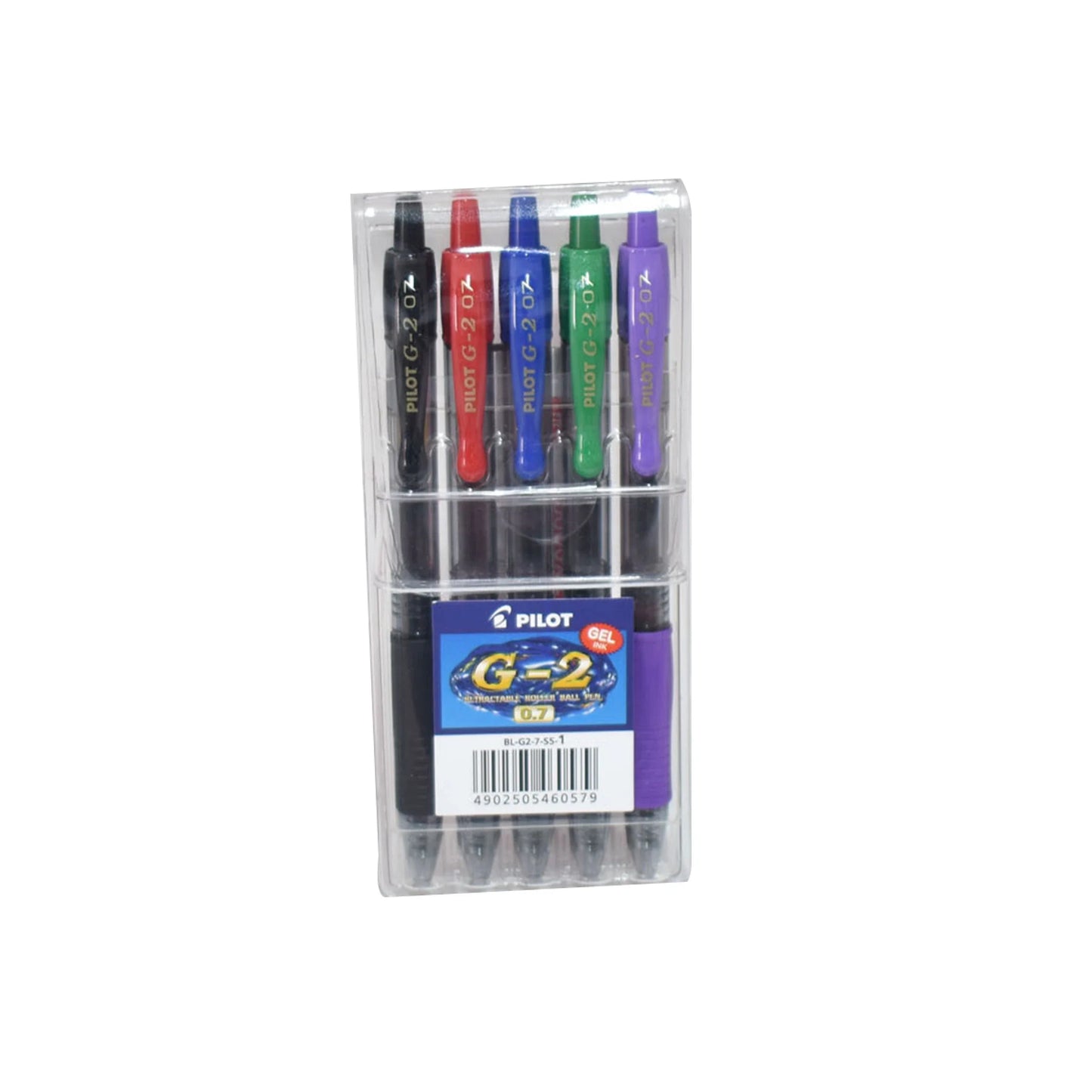 Pilot G2 Gel Pen 0.7Mm Set Of 5
