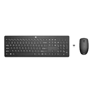 HP 230 Wireless Keyboard and Mouse - Arabic/English Keys / Combo Set / Black Color