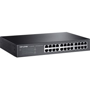 TP-Link Gigabit Switch Unmanaged Rack Mount - 24 Port / RJ- 45 / 48 Gbps
