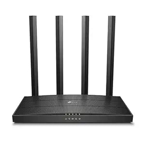 TP-Link Archer C6 Wireless Router - 1200 Mbps / WAN / LAN / Black