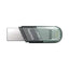 SanDisk iXpand Flash Drive Flip - 128GB / USB 3.1 Gen 1 / Lightning / Black and Silver