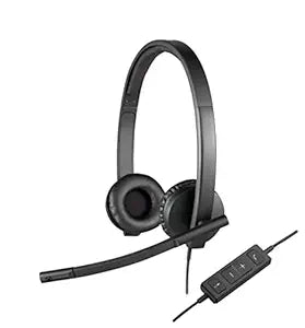 Logitech H570e USB Wired Headset - Wired / USB / Stereo / On-Ear / Black