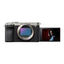 Sony ILCE-7CM2 MIRRORLESS CAMERA BODY - 34.1 MP / 2.95" LCD / HDMI / Wi-Fi / Bluetooth / USB - Silver