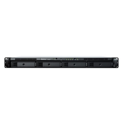 Synology RackStation RS422+ - SATA / 4-Bays / USB / LAN / Rack (1U) (مع مجموعة قضبان التثبيت)