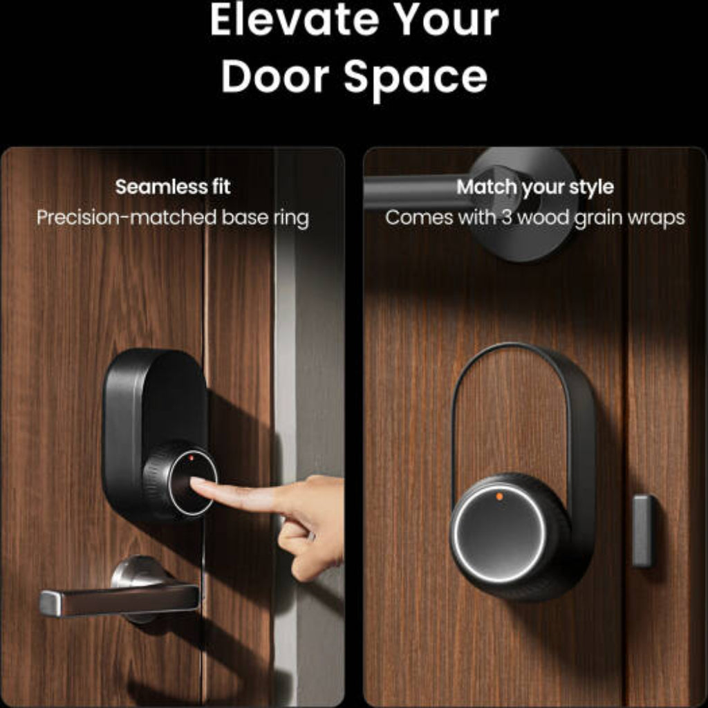 SwitchBot Lock Ultra Smart Door Lock Works with Alexa, Google & Apple Home, Black