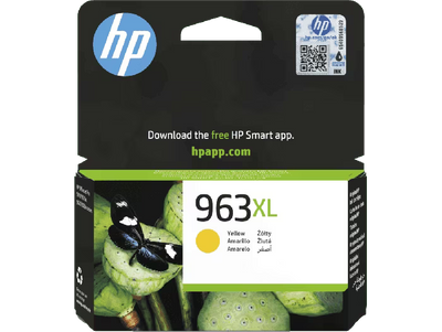 HP 963XL High Yield Yellow Original Ink Cartridge - 1600 Pages / Yellow Color / Ink Cartridge