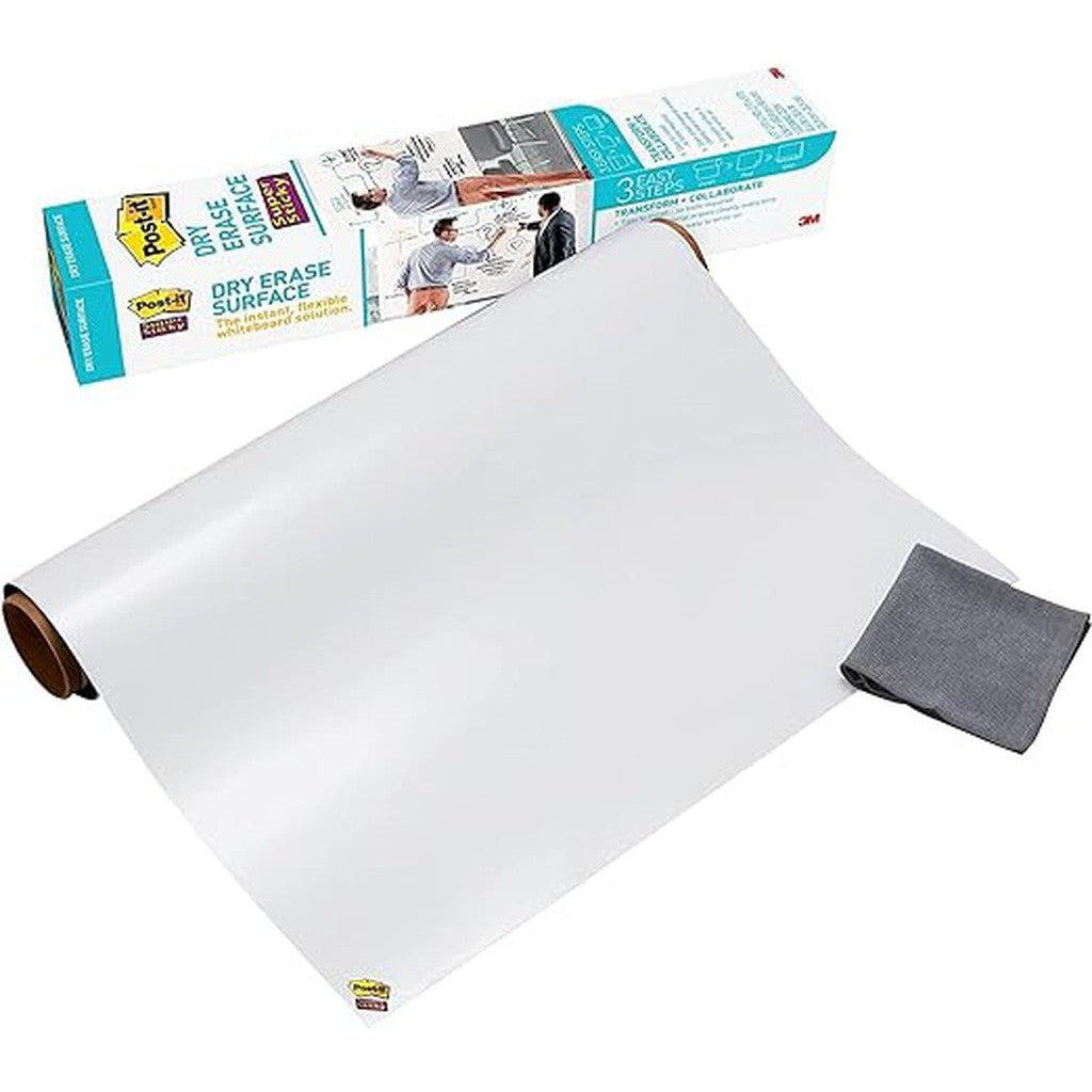 3M Peel & Stick White Board - 90 cm