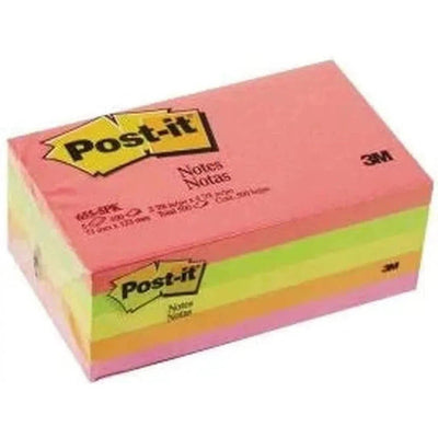 3M Post-It Sticky Notes Color 5 colors 100 Sheets