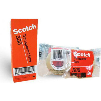 3M Scotch 500-1236C Scotch Utility Tape 1/2 In 36 Yd