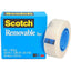 3M Scotch Magic 811 Removable Tape, 3/4" X 1296", Clear