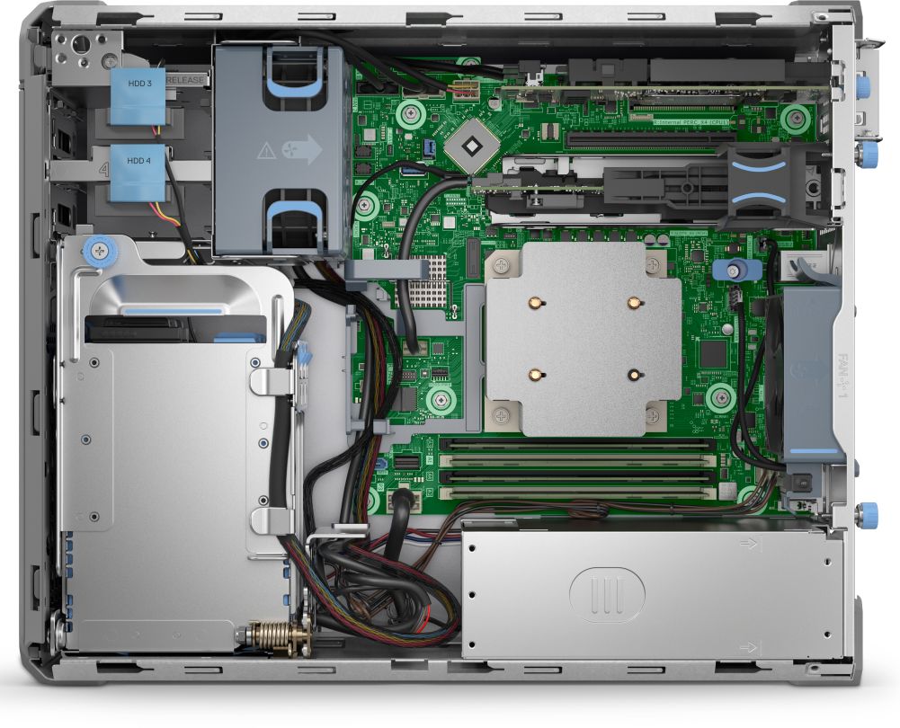 Dell PowerEdge T160 - Xeon E-2414 4.50GHz / 4-Cores / 64GB / 1 x 500GB SSD / 300Watts / Tower Server
