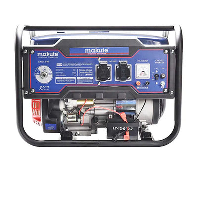 Makute 4000A 2.6kW Portable Petrol Generator – Electric Key Start Backup Power Generator for Home & Outdoor Use