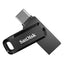 SanDisk Ultra Dual Drive Go Flash Drive - 128GB / Up to 400 MB/s / USB 3.2 Gen 1 / Type-C / Black