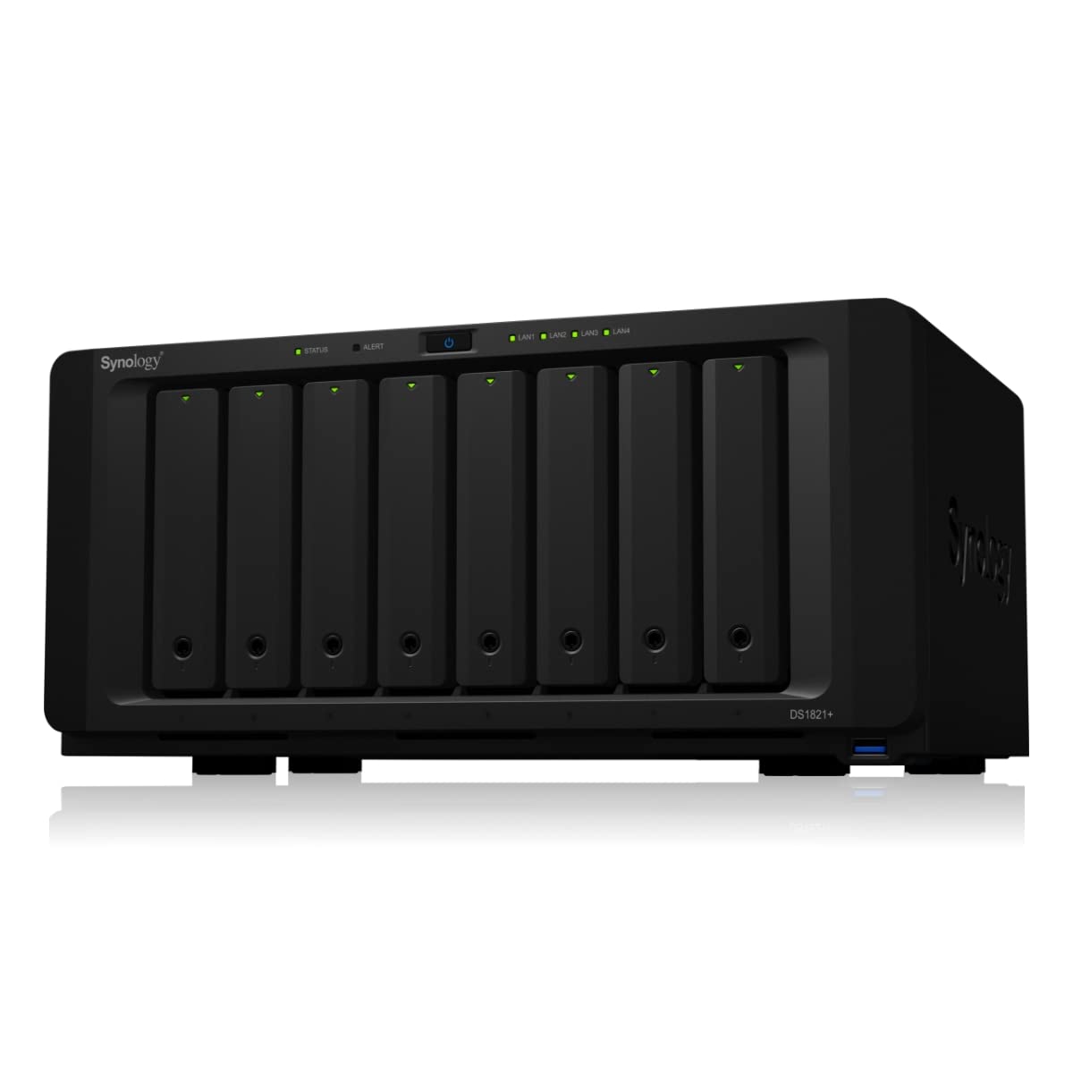 Synology DiskStation DS1821+ - SATA / 8 فتحات / USB / LAN / eSATA / سطح المكتب