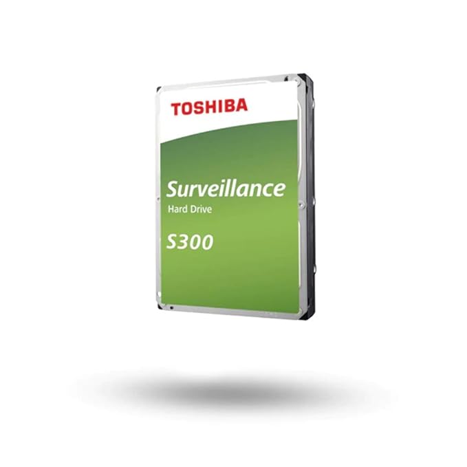 Toshiba S300 Pro Surveillance Internal Hard Drive - 10TB / 3.5-inch / SATA-III / 7200 RPM / 256MB Buffer