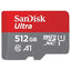 SanDisk Ultra microSDHC/microSDXC UHS-I Card - 512GB / Up to 100 MB/s