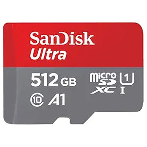 SanDisk Ultra microSDHC/microSDXC UHS-I Card - 512GB / Up to 100 MB/s