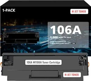HP 106A LaserJet Toner Cartridge - 1K Pages / Black Color / Toner Cartridge