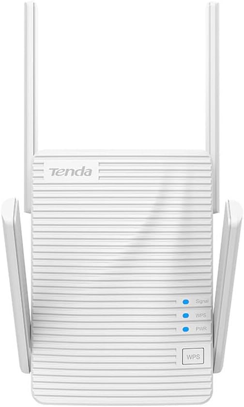 Tenda A21 Dual Band AC2100 WLAN WIFI Range Extender / 2.4 / 5GHz, Up to 1734Mbps Throughput / 3000sq.ft. Coverage / 4x 3dBi Antennas / 4x4 MU-MIMO / Signal Display / WPS / AP Mode - White