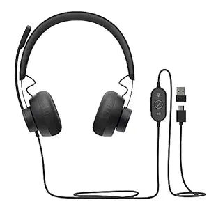 Logitech Zone Wired MSFT Teams Headset - Wired / Stereo / USB-C / Black